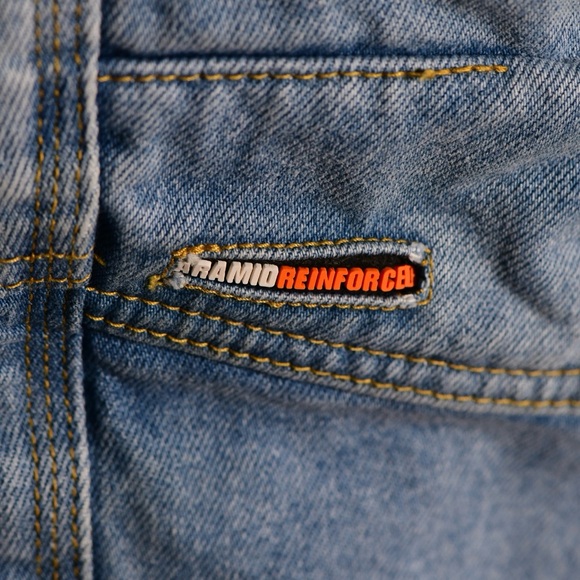 Icon Recon Men's Motorcycle Blue Jeans - Picture 4 of 8